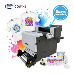 Cowint quần áo nhãn tùy chỉnh bông vải A1-H kỹ thuật số dtf may máy in Máy in để bán 60cm dtf máy in - Product Image 1