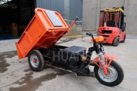 Camion à benne basculante HuanSheng Ghana, prix, tricycle à benne basculante 1500W, tricycle à benne basculante 48V, trois roues