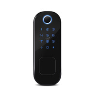 Lector de tarjeta llave simple Tuya impermeable Wifi huella dactilar cerraduras de puerta inteligentes cerradura inteligente digital