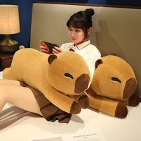 Super doux géant Capybara en peluche coton tapis en peluche canapé coussin enfants anniversaire décor équitation cheval paresseux Capibara en peluche jouets
