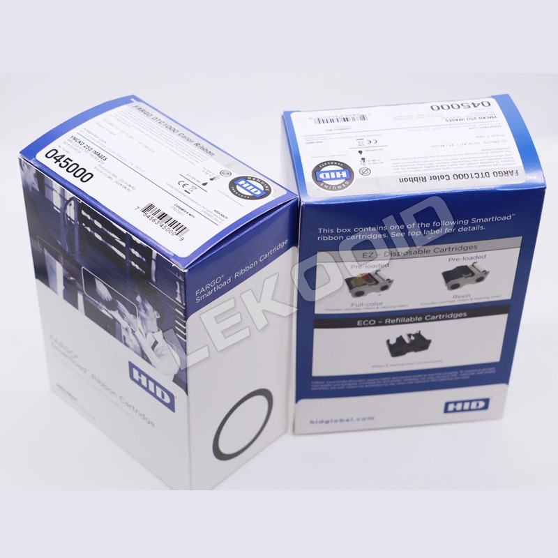 Fargo DTC1000 YMCKO Color Ribbon 045000/045500 - 20pcs/Carton for