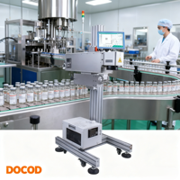Máquina Grabadora Láser UV Multifuncional de 5W Docod, Impresora Láser Refrigerada por Agua para Marcar Códigos de Barras en Vidrio/Aluminio