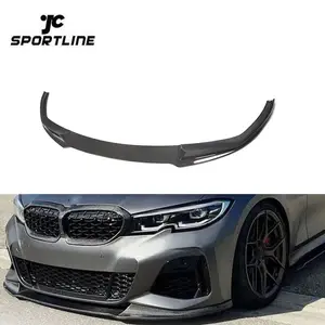 For BMW 3 Series G20 G28 330i 2020-23 Front Bumper Splitter Lip Spoiler REAL CARBON FIBER