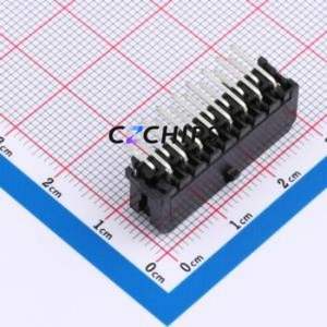 XDWF-C3030WR-2*8P Wire-to-Board Pin Header Bent Lead Through Hole,P=3mm Connector 2x8P 3mm Right Angle Insert 16P - Product Image 2