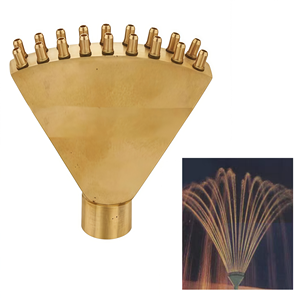 Fontaine <span class=keywords><strong>à</strong></span> <span class=keywords><strong>vent</strong></span> ChenMei <span class=keywords><strong>en</strong></span> laiton pour jardin et piscine, <span class=keywords><strong>à</strong></span> fixation au sol, style Art Déco, installation facile, décoration extérieure pour jardin - Product Image 1