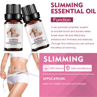 Huile Essentielle Amincissante et Modelante pour le Corps au Jasmin, Feuille de Ver et Gingembre pour Massage Corporel Complet et Adoucissement de la Peau 10ml