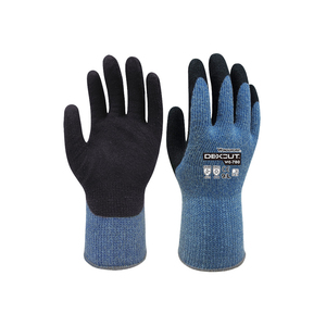 <span class=keywords><strong>Gants</strong></span> de travail bleu WG-780 <span class=keywords><strong>Gants</strong></span> en aramide en caoutchouc nitrile acrylique résistant au froid pour la protection des mains et des bras - Product Image 5
