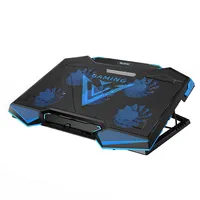 NUOXI Laptop Cooler Pad Ventilador Cooler Jogos 5 Estande Fã Notebook Cooling Pad Para 12-17 Polegadas