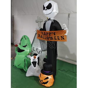 Décoration gonflable de monstre vert citrouille <span class=keywords><strong>pour</strong></span> <span class=keywords><strong>Halloween</strong></span>, de haute qualité, idéale <span class=keywords><strong>pour</strong></span> la publicité extérieure - Product Image 2