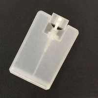 Flacon pulvérisateur plat en plastique de 20 ml en forme de carte de crédit