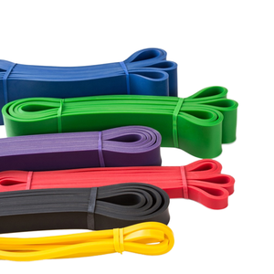 Customized Logo & Colors TPE Non-Slip Pull-Up Power Assist Gym Fitness Bands with Plastic Bag Packaging for Fitness Enthusiasts