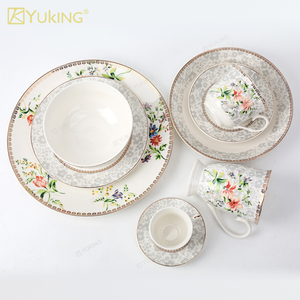 Yuking Bộ Đồ Ăn Bằng Gốm Sứ Đề Can Hoa Phong Cách Dễ Thương Xương Sứ Cổ Điển Quốc Gia Trung Quốc Độc Đáo Biểu Tượng Tùy Chỉnh Triều Châu - Product Image 5