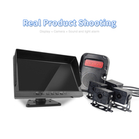 Özelleştirilebilir 4 Kanallı BSD Kamyon Monitör Kiti 10 İnç Endüstriyel HD Monitör 256GB TF Kart Desteği, Kamyon ve Otobüsler için Döngü Kayıt Özelliği