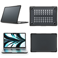 Étui en fibre de carbone antichoc TPU+PC pour coque rigide pour Macbook Air 13.6 2022 M2 A2681