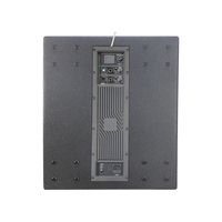 Caisson de basses actif LEON AUDIO SPRX-18SUB de 18 pouces avec amplificateur DSP bi-amp Classe D intégré, 1100W RMS, 4800W Max, alimentation XLR, son de basses puissant