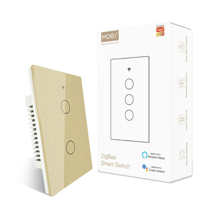 ZigBee สวิตช์ไฟอัจฉริยะสมาร์ทไลฟ์/แอปรีเลย์สถานะสวิตช์ไฟแบ็คไลท์ควบคุมระยะไกลทำงานร่วมกับ Alexa <span class=keywords><strong>Google</strong></span> <span class=keywords><strong>Voice</strong></span> - Product Image 4