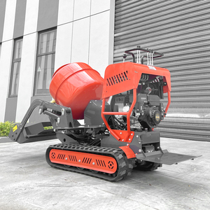 Trackd-Mini volquete portátil de carga automática, máquina mezcladora de hormigón de gasolina diésel móvil para construcción, envío gratuito - Product Image 3