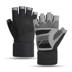 Coexistence Custom Logo Breathable Workout Gym Wholesale Leather Half Finger Fitness Protection <b>Weight</b> Lifting Training <b>Glove</b> - Product Image 1