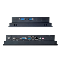 Mini PC Industri Tanpa Kipas Berbahan Aluminium Alloy Dual LAN Display CPU I3 RAM 8GB/32GB Panel Sentuh Kapasitif