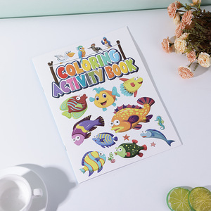 <span class=keywords><strong>Libro</strong></span> para Colorear de Animales de Dibujos Animados con Encuadernación Cosida a Mano, Personalizado al por Mayor, para Niños de 3 a 8 Años, Libros de Actividades para Colorear - Product Image 2
