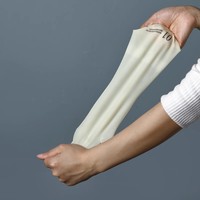 Gants de protection pour femmes en caoutchouc nitrile épais et résistant, blancs, imperméables, floqués, pour la vaisselle, le nettoyage des vêtements et la lessive