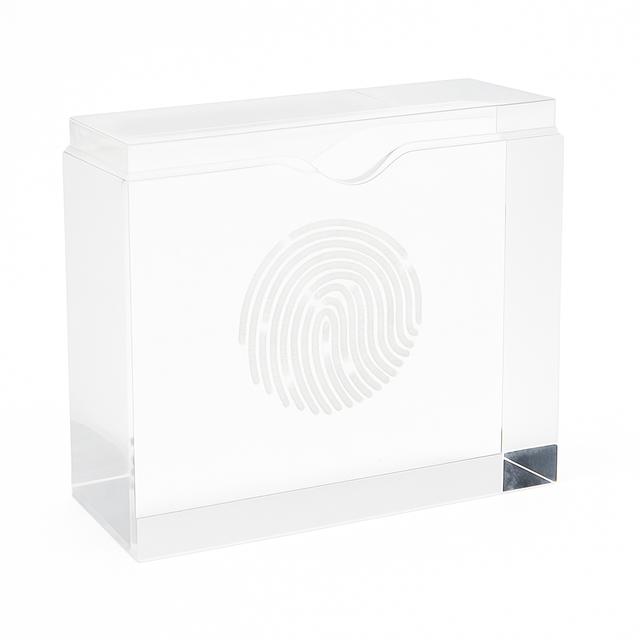 Custom 3D Laser Engraved Acrylic Block Crystal Clear Perspex PMMA Internal Etching Trophy Award Paperweight Corporate Gift