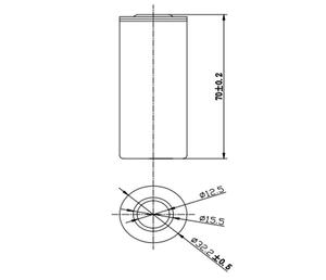 32700 lifepo4 batería <span class=keywords><strong>3.2</strong></span> v 6000mah recargable de iones de litio - Product Image 3