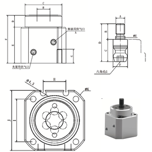 เครื่องมือหนีบเหล็กเคลื่อนที่สกรูบอลล็อค kosek เครื่องยึด CNC ความแม่นยำอุปกรณ์เครื่องมือติดตั้ง - Product Image 2