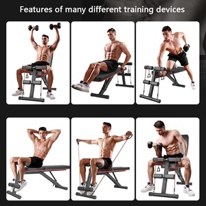 Home Gym Strength Training <b>Bench</b> for Full Body Workout <b>Foldable</b> Design for Compact Space Dumbbell Press Sit up and Row Exercises - Product Image 3