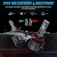 Ampoules de phare LED BEVINSEE 6000LM DRL faisceau de route H15 pour Ford Focus III 2014-2020