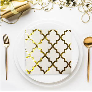 Mới được thiết kế in kim cương lưới Bronzing bột gỗ chính Khăn ăn dùng một lần là thích hợp cho trang trí bên khách sạn. - Product Image 5