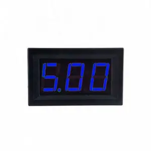 Electrical instrument DC 0~100V mini Voltage Meters LED voltmeter blue color