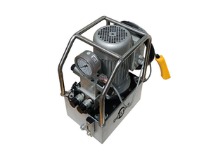 Pompe hydraulique portable à double action 10000 PSI avec télécommande filaire pour presse à roulements d'atelier automobile - Product Image 4
