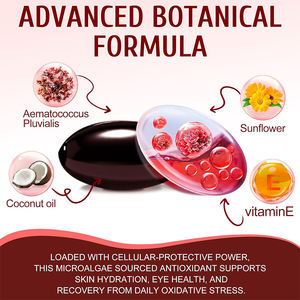 Astaxanthine liposomale triple force OEM/ODM en gélules molles pour la santé de la peau et des yeux des adultes, antioxydant et soutien immunitaire - Product Image 6