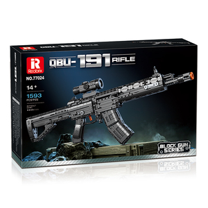 ปืนไรเฟิล Reobrix 77024 QBU-191 จำนวน 1593 ชิ้น ทำจากพลาสติก ABS ยาว 79.7 ซม. แม็กกาซีนถอดได้ ระบบแมนนวลค็อกกิ้ง สำหรับอายุ 14 ปีขึ้นไป ของสะสมสำหรับนักสะสมอาวุธจีน - Product Image 5