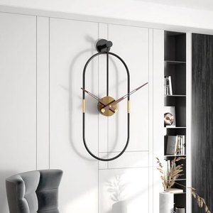España sala de estar luz lujo Metal Simple moderno escandinavo hierro pared hogar restaurante creativo Reloj de pared - Product Image 1