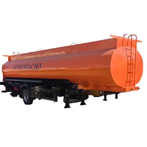 50000 liters fuel transport tanker semi truck trailer fuel tank trailer for sale