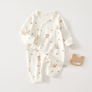 Mameluco para Bebé Recién Nacido, 100% Algodón, Sin Costuras, Manga Larga, Unisex, de 0 a 3 Meses, para Primavera y Otoño - Product Image 1