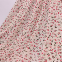 Tissu en mousseline de soie Offre Spéciale 100% Polyester imprimé fleurs tissu crêpe en mousseline pour robe de plage chemisier