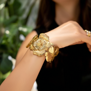 Bracelet tendance plaqué or PVD, acier inoxydable 316L, bijoux durables et résistants pour femmes, accessoires - Product Image 3