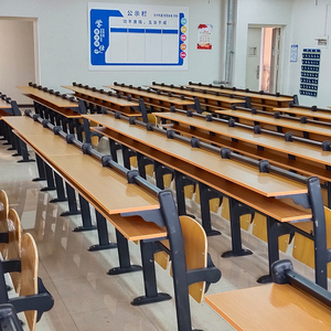 Sillas Plegables <span class=keywords><strong>de</strong></span> Madera Integradas para Salas <span class=keywords><strong>de</strong></span> Conferencias <span class=keywords><strong>y</strong></span> Escuelas - Diseño Moderno Compatible con Escaleras - Product Image 2