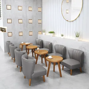 Кофейня стиль ресторан стул и стол для ресторана шезлонги кафе стул мебель Ресторан Sillas Дерево Современный