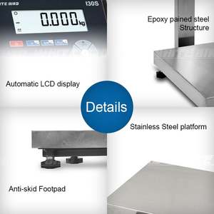 <span class=keywords><strong>600Kg</strong></span> इलेक्ट्रॉनिक डिजिटल उच्च गुणवत्ता वाले स्टेनलेस स्टील एसएस औद्योगिक बेंच पैमाने - Product Image 5