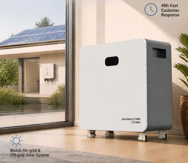 Large Capacity Lithium Iron Phosphate Battery Pack 51.2V 660Ah Stable Output for Residential Photovoltaic Energy Storage System