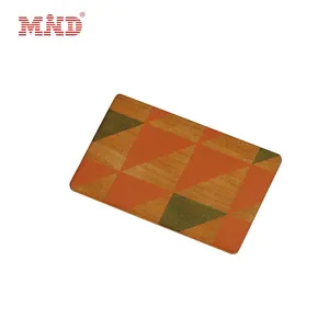 ปรับแต่งการออกแบบบัตรไม้ RFID บัตรไม้โรงแรมบัตรกุญแจไม้