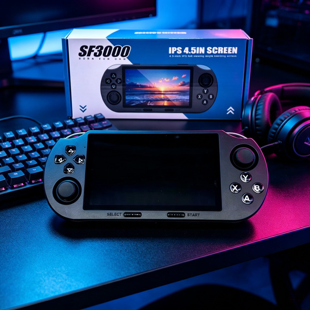 Open Source Linux-Based Retro Handheld Game Console HD IPS Screen 8GB RAM 30+ Emulators Dual Joysticks 3D Surround