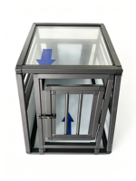 Cage de transport portable en aluminium pour chien – Vente en gros usine – Caisse de transport pour chien de haute qualité – Boîte de transport respirante et durable