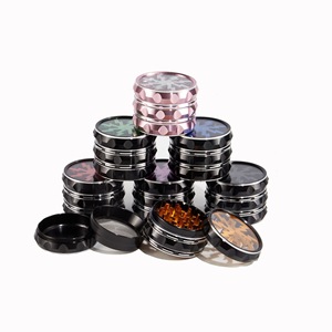 4-Part 63mm Aluminum <b>Herb</b> <b>Grinder</b> – Heavy Duty Spice Mill, Durable Smoking Accessory with Pollen Catcher – Perfect Holiday Gift - Product Image 6