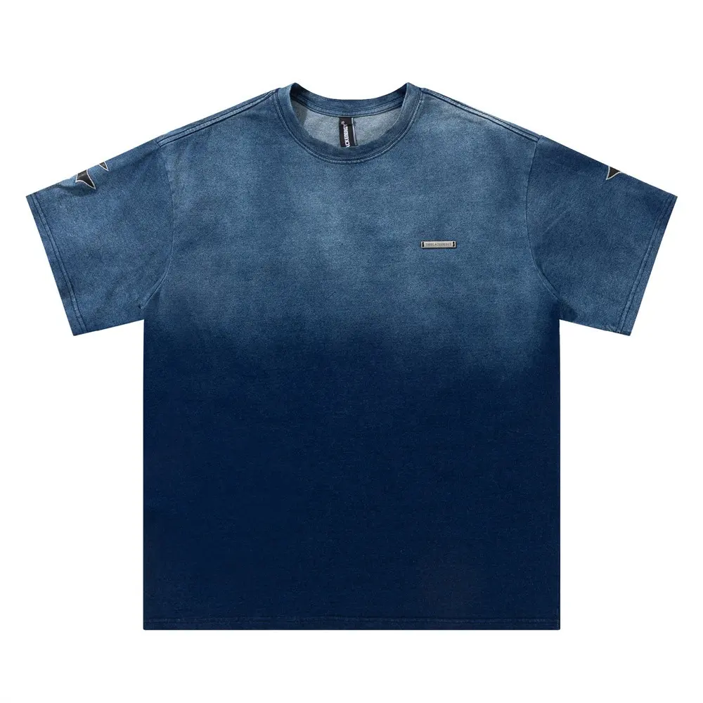 Chemise à manches courtes en coton 230G de style décontracté ample pour jeunes logo personnalisé vêtements pour hommes haut T-shirt fournisseur t-shirt en poly coton