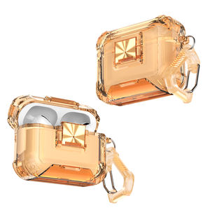 Funda Protectora de TPU con Soporte para Auriculares Crystal Shield para AirPods4, Funda Protectora a Prueba de Golpes con <span class=keywords><strong>Carga</strong></span> Inalámbrica para Auriculares para <span class=keywords><strong>AirPods</strong></span> Pro 3 - Product Image 1